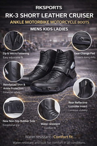 Short leather cruiser - rk-3,