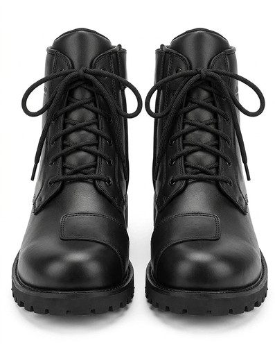 Mens leather sneaker motorbike - sneaker,