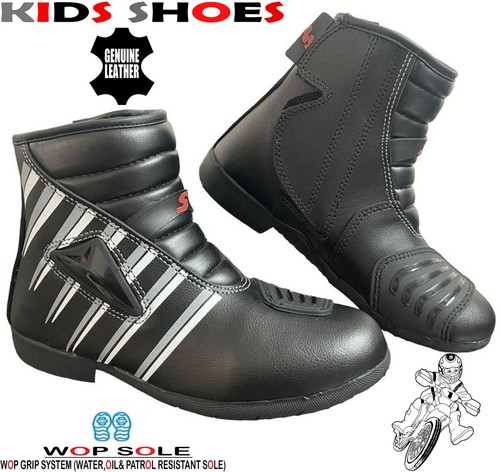 Kids real leather motorbike - real,