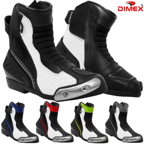 Leather motorcycle boots - leather,